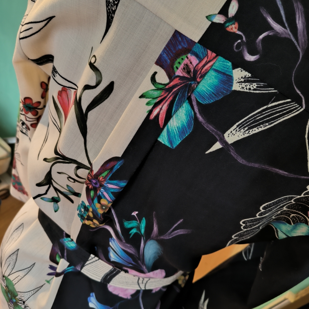 Etro Multicolor Floral Long Sleeve Dress - Picture 6 of 6